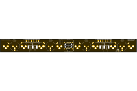 XLR Verbinderplatine 4in 4out für 1HE 12x D-Norm Rackblende mit RJ45 CatCore